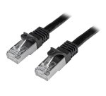 StarTech.com N6SPAT2MBK câble de réseau Noir 2 m Cat6 SF/UTP (S-FTP)