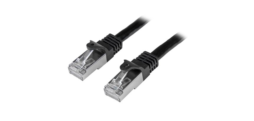 StarTech.com N6SPAT2MBK câble de réseau Noir 2 m Cat6 SF/UTP (S-FTP)