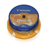 Verbatim 43667 4,7 Go DVD-R 25 pièce(s)