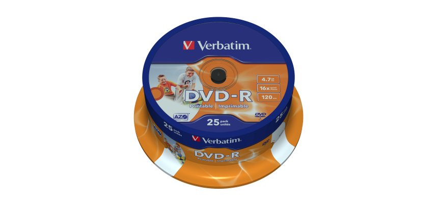 Verbatim 43538 DVD vierge 4,7 Go DVD-R 25 pièce(s)