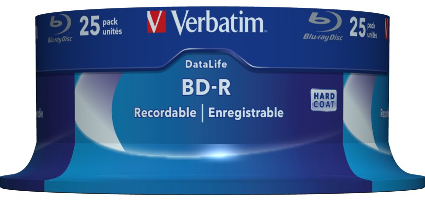 Verbatim DataLife - BD-R x 25 - 25 Go - support de stockage