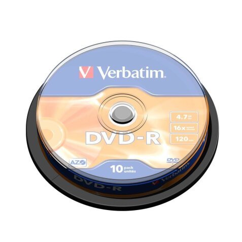 Verbatim DVD-R Matt Silver 4,7 GB 10 pieza(s)