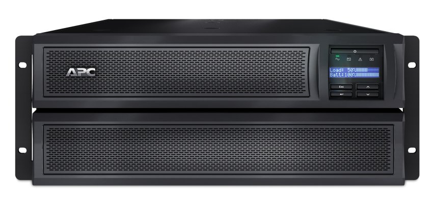 APC Smart-UPS X SMX2200HV - 2200VA, 8x C13 + 2x C19 sortie, USB, runtime extensible, profondeur limitée