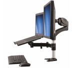 Brazo para un Monitor - Base para Ordenador Portátil con Ajuste de Altura de un Toque