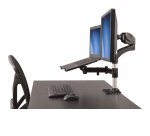 Brazo para un Monitor - Base para Ordenador Portátil con Ajuste de Altura de un Toque