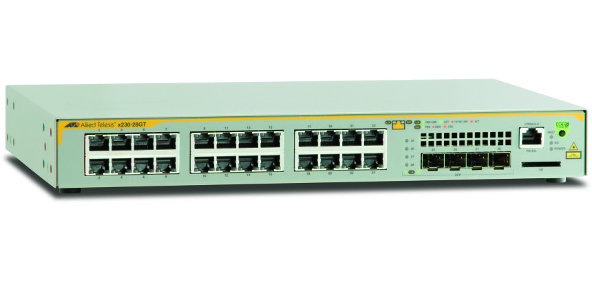 Allied Telesis AT-x230-28GT-50 Gestito L3 Gigabit Ethernet (10/100/1000) 1U Grigio