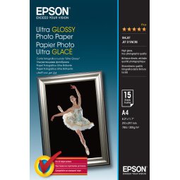 Epson Ultra Glossy Photo Paper - A4 - 15 Feuilles