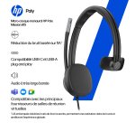 HP Poly Micro-casque filaire USB monaural Mission 615 (en vrac)