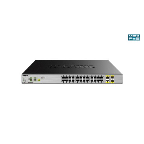 D-Link DGS-1026MP switch No administrado Gigabit Ethernet (10/100/1000) Energía sobre Ethernet (PoE) Negro, Gris