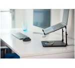 Rehausseur kensington smartfitpour ordinateur portable avec surface de charge par         induction 4 hauteurs