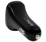 StarTech.com Cargador de Coche USB de Dos Puertos - 24W / 4,8A - Negro