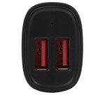 StarTech.com Cargador de Coche USB de Dos Puertos - 24W / 4,8A - Negro