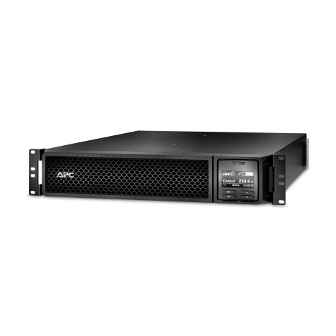 APC Smart-UPS On-Line SRT2200RMXLI - 2 200 VA, 8x C13 et 2x C19, montage en rack