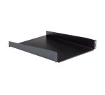 StarTech.com Étagère pour Rack Serveur 2U - Étagère Universelle pour Rack/Armoire d'Équipement Réseau 19" - Acier Gros Calibre - Capacité de Poids 23kg - Plateau de 55cm de Profondeur, Noir