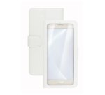 Celly Unica View custodia per cellulare 12,7 cm (5") Custodia a libro Bianco