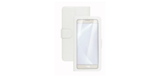 Celly Unica View custodia per cellulare 12,7 cm (5") Custodia a libro Bianco