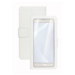 Celly Unica View mobile phone case 12.7 cm (5") Folio White