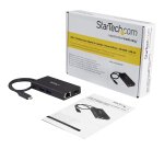 StarTech.com USB-C Multiport Adapter - USB-C Tragbare Docking station mit 4k HDMI - 60W Power Delivery Pass-Through, GbE, 2x USB-A 3.0 Hub - Tragbares Mini USB Typ-C Dock für Laptop