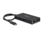 StarTech.com Adaptateur Multiport USB-C - Mini Station d'Accueil USB-C avec 4K HDMI - 60W Power Delivery Pass-Through, GbE, 2x USB-A 3.0 Hub - Mini Dock USB Type-C pour Ordinateur Portable