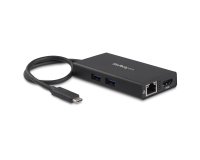 Adaptador Multipuertos USB-C con HDMI de 4K- 2x Puertos USB-A - PD de 60W - Negro