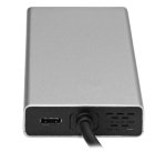StarTech.com USB-C Multiport Adapter - USB-C Tragbare Docking station mit 4k HDMI - 60W Power Delivery Pass-Through, GbE, 2x USB-A 3.0 Hub - Tragbares Mini USB Typ-C Dock für Laptop