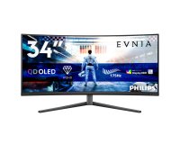 Philips Evnia 34M2C6500/00 écran plat de PC 86,4 cm (34") 3440 x 1440 pixels Wide Quad HD QD-OLED Gris