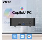 MSI Cubi NUC AI+ 3MG-003EU Copilot+ PC Intel Core Ultra 7 355 16 GB DDR5-SDRAM 1 TB SSD Windows 11 Pro Mini PC Nero