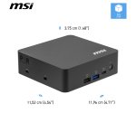MSI Cubi NUC AI+ 3MG-003EU Copilot+ PC Intel Core Ultra 7 355 16 GB DDR5-SDRAM 1 TB SSD Windows 11 Pro Mini PC Nero