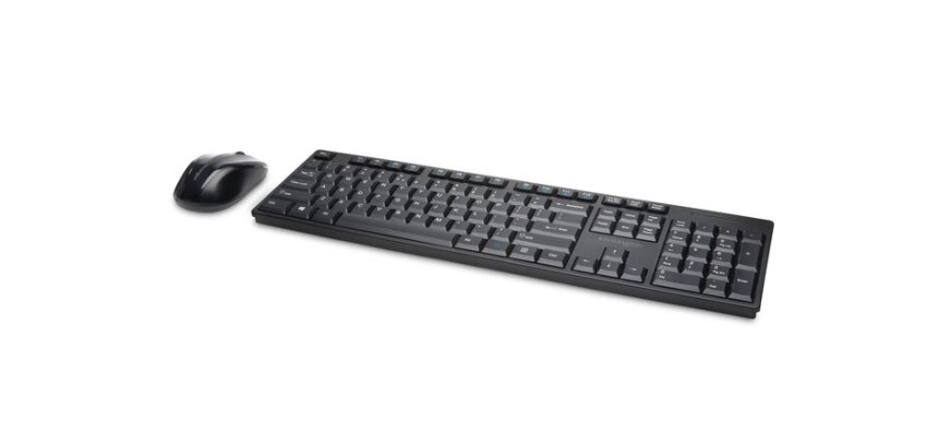 Kensington Pack Teclado QWERTY + Ratón inalámbricos de perfil bajo Pro Fit®