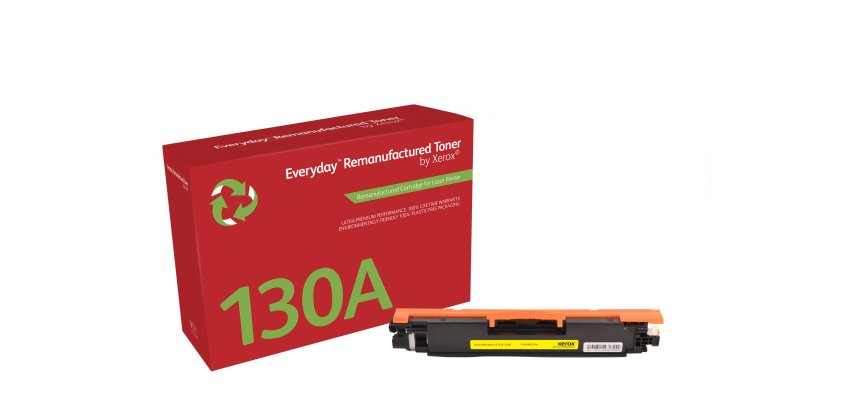 Toner rigenerato Everyday™ di Xerox Giallo compatibile con HP 130A (CF352A), Capacità standard