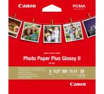 Canon Photo Paper Plus Glossy II PP-201 - papier photo - haute-brillance - 20 feuille(s) - 130 x 130 mm - 265 g/m²