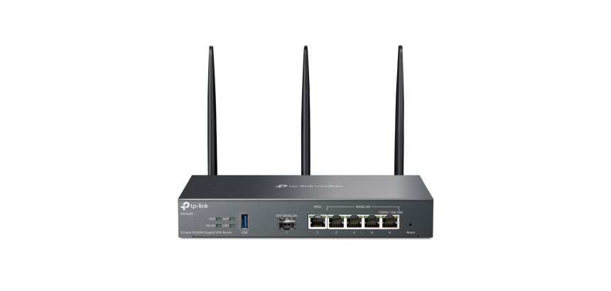 TP-Link Omada ER706W routeur sans fil Gigabit Ethernet Bi-bande (2,4 GHz / 5 GHz) Noir