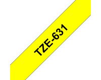 Brother - Nastro -  Nero/Giallo - TZE631 - 12mm x 8mt