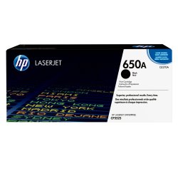 HP 650A - black - original - LaserJet - toner cartridge (CE270A)