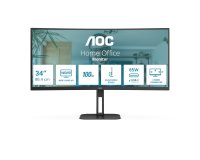 AOC V5 CU34V5C/BK écran plat de PC 86,4 cm (34") 3440 x 1440 pixels Wide Quad HD LED Noir