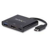 StarTech.com USB-C multiport adapter met HDMI USB 3.0 poort 60W PD zwart