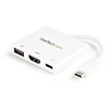 StarTech.com USB-C multiport adapter met HDMI USB 3.0 poort 60W PD wit