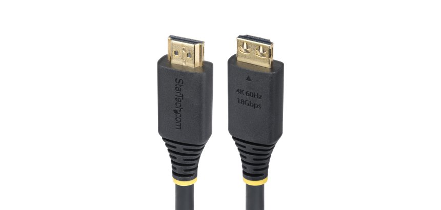 StarTech.com Cable HDMI de Alta Velocidad de 1,8m con Conectores con Agarre - 4K 60Hz/1440p 144Hz - HDR10/HDCP 2.2/ARC - 18Gbps - Cable HDMI 2.0 - Recubrimiento de TPE