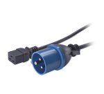 APC NetShelter - Cordon d'alim - Prises CEI309 et C19 - 50/60 Hz - 16A - 2,5m - Professionnels