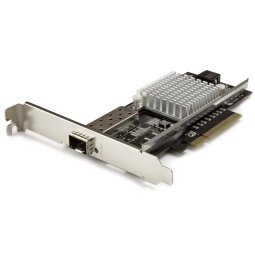 StarTech.com Carte réseau PCI Express à 1 port fibre optique 10 Gigabit Ethernet SFP+ ouvert - Chipset Intel - MM/SM