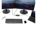 StarTech.com USB-C to Dual DisplayPort 1.2 Adapter, USB Type-C Multi-Monitor MST Hub, Dual 4K 30Hz/1080p 60Hz DP Laptop Display Extender / Splitter, Extra-Long Built-In Cable - Windows Only