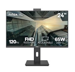Nilox NXM24RWEB0265 computer monitor 61 cm (24") 1920 x 1080 pixels Full HD LED Black