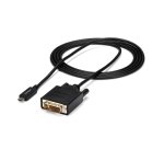 StarTech.com Cable de 2m USB-C a DVI - 1920 x 1200 - Negro