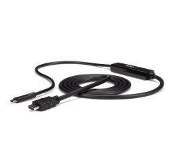 StarTech.com Cable Adaptador USB-C a HDMI de 2m - Cable Conversor de USB-C a HDMI para Ordenadores USB Tipo C 4K 30Hz - Negro
