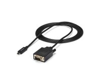 StarTech.com Cable de 2m USB C a VGA - Cable Adaptador Activo de Vídeo de 1920x1200/1080p USB Tipo C a VGA - Compatible con Thunderbolt 3 - De Portátil a Monitor VGA - Modo DP Alt HBR2