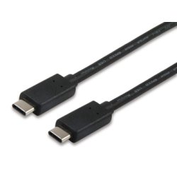 Equip Cable USB 2.0 C a C, M/M, 1,0m, PD 60W