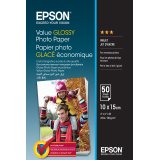 Epson Value Glossy Photo Paper - 10x15cm - 50 Feuilles