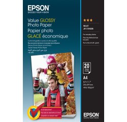 Epson Value Glossy Photo Paper - A4 - 20 sheets