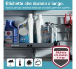 DYMO D1 etichette durevoli originali | 12 mm x 3 mm | stampa nera su arancione | etichette autoadesive che durano sulle superfici impegnative | per etichettatrice LabelManager | 1 Pezzo