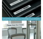 DYMO D1 etichette durevoli originali | 12 mm x 3 mm | stampa nera su arancione | etichette autoadesive che durano sulle superfici impegnative | per etichettatrice LabelManager | 1 Pezzo